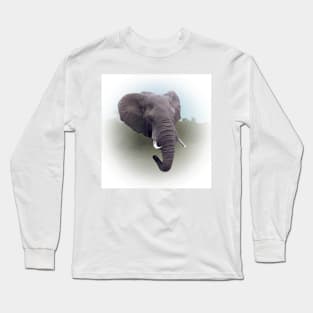 Elephant portrait Long Sleeve T-Shirt